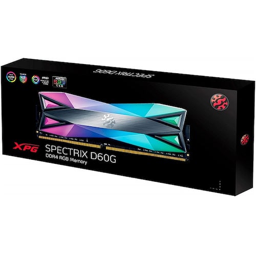 Memoria Ram DDR4 Adata XPG SPECTRIX D60G 3200MHz 16GB PC4-25600 AX4U320016G16A-ST60.