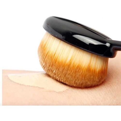SET 10 BROCHAS OVALADAS PARA MAQUILLAJE PROFESIONAL