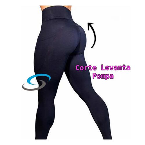 Leggins Dama Deportivo Licra Gym Con Bolsa Celular Moderno.