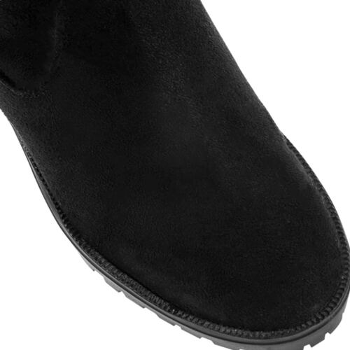 Bota casual para niña Vivis Shoes Kids, extra larga, color negra, muy elegante, modelo 828787