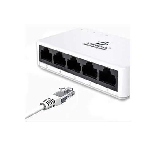 Switch Ethernet 5 Puertos Red 10/100m 