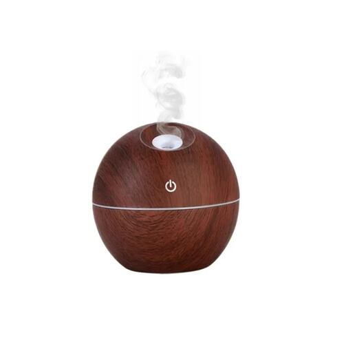Humidificador De Aroma Ultrasónico Con Luz Led + 12 Esencias 