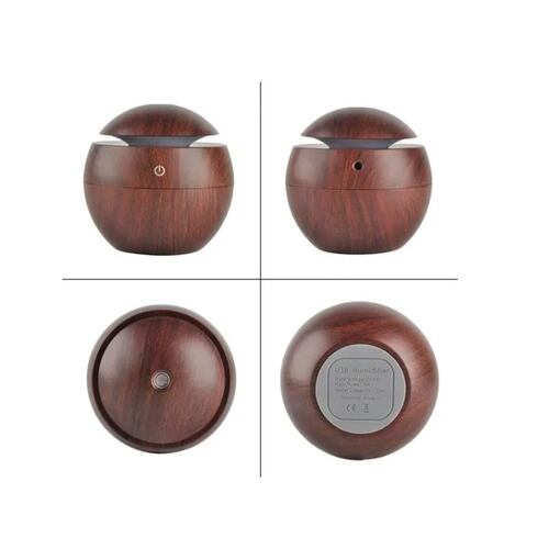 Humidificador De Aroma Ultrasónico Con Luz Led + 12 Esencias 