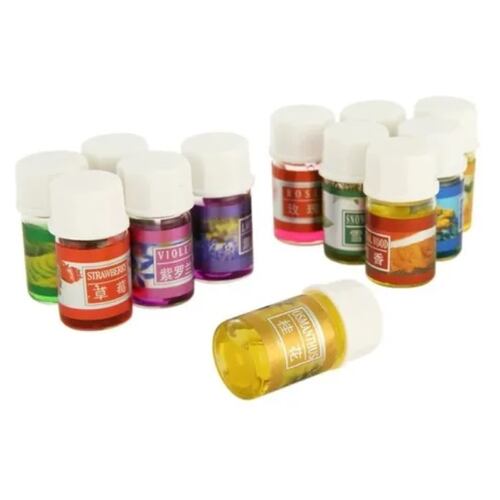 Humidificador De Aroma Ultrasónico Con Luz Led + 12 Esencias.