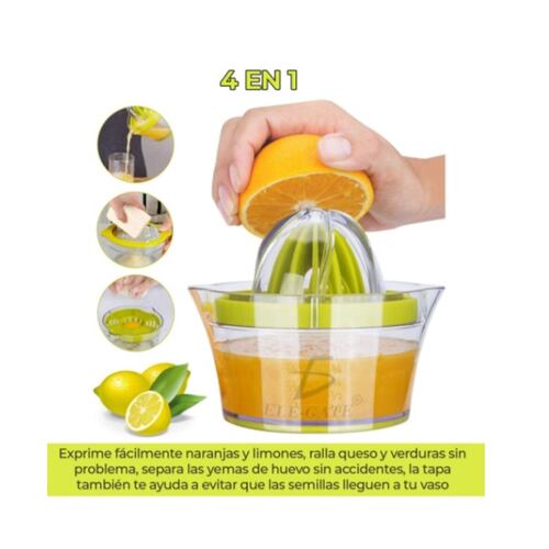 2 Exprimidores Jugo Manual Multifuncional Separador Rallador 