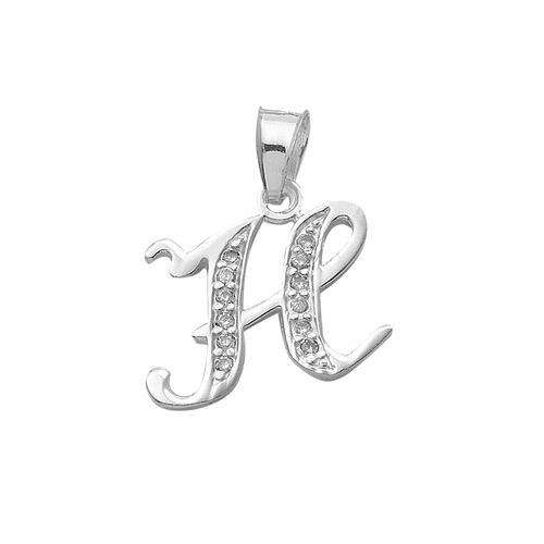Dije Inicial Letra H .925 - 2209