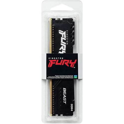 Memoria Ram DDR4 Kingston Fury Beast 3600MHz 16GB PC4-28800 Negra KF436C18BB/16.