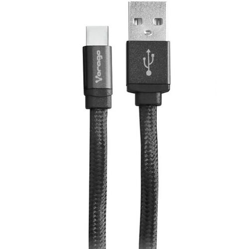 Cable USB C a USB A Vorago Negro 1Metro CAB-123-BK.