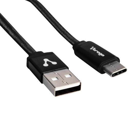Cable USB C a USB A Vorago Negro 1Metro CAB-123-BK.