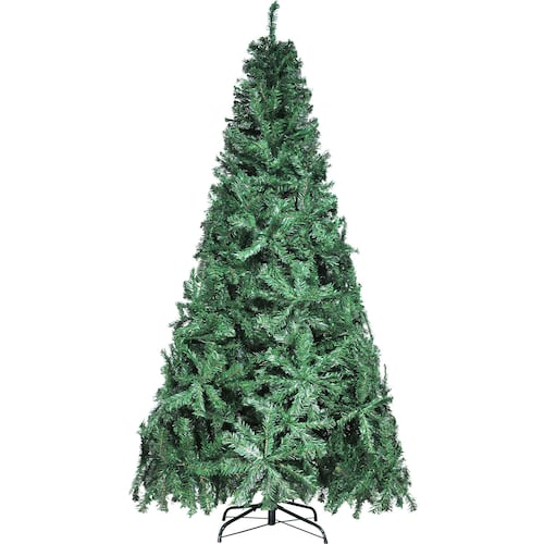 Arbol De Navidad 2.10 m Artificial Frondoso Follaje Pino Verde Apariencia Natural