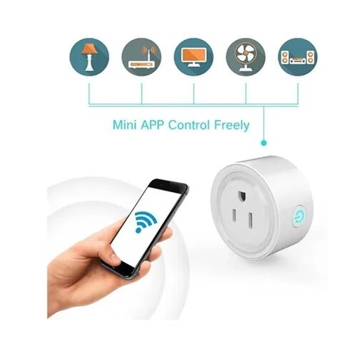 Enchufe Inteligente Wifi Smart Plug Con App Alexa google.