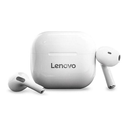 Audífonos in-ear inalámbricos Lenovo LivePods LP40 blanco y negro