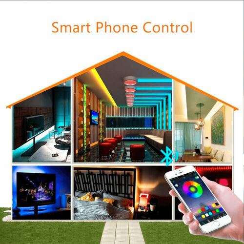 Tira De Luces Led Bluetooth Control 5050 Rgb 20m (2x10m) Controlable por APP