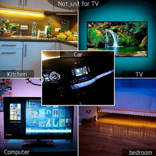 Tira De Luces Led Bluetooth Control 5050 Rgb 20m (2x10m) Controlable por APP
