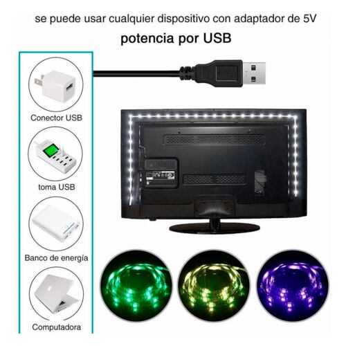 Tira De Luces Led Bluetooth Control 5050 Rgb 20m (2x10m) Controlable por APP