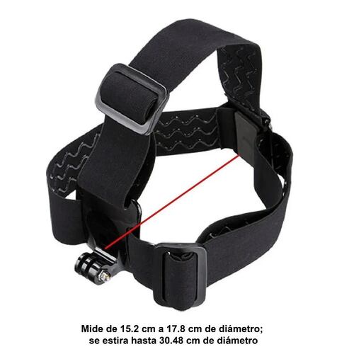 Diadema Fija Antideslizante Elástica Para Gopro senderismo viaje