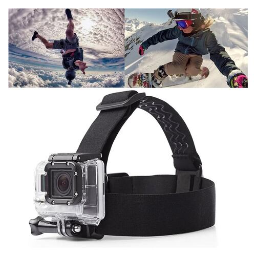 Diadema Fija Antideslizante Elástica Para Gopro senderismo viaje