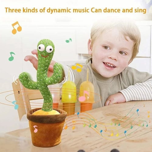Juguete De Peluches De Cactus Bailando Cantando Bailador 