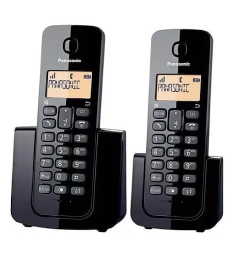 Teléfono Inalámbrico Digital Panasonic 2 Auriculares KX-TGB112MEB.