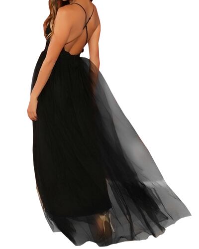 Maxi Vestido Largo de Fiesta Sexi Elegante Dama Mujer