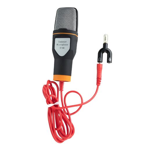Micrófono Condensador Tripie Antipop Con Divisor De Audio .