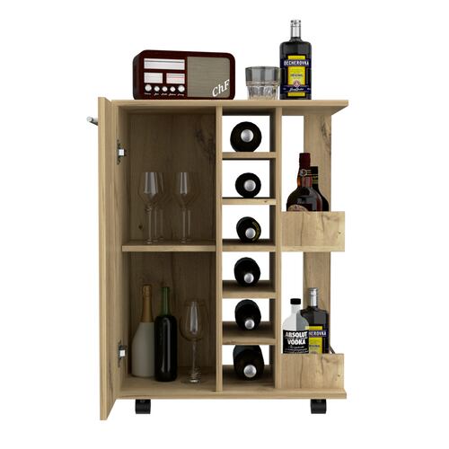 Mueble carro bar armable color Duna marca Excelsior.