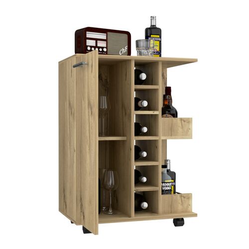 Mueble carro bar armable color Duna marca Excelsior.