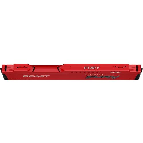Memoria Ram DDR3 Kingston Fury Beast 1600MHz 4GB PC3-12800 Roja KF316C10BR/4