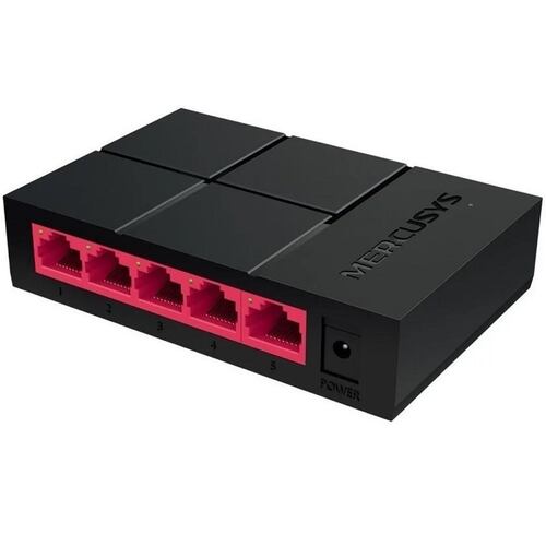 Switch 5 Puertos Mercusys MS105G Gigabit 10/100/1000 Mbps.