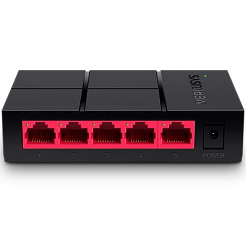 Switch 5 Puertos Mercusys MS105G Gigabit 10/100/1000 Mbps.