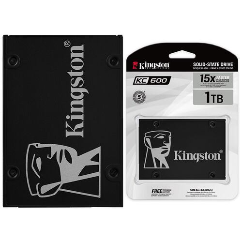Unidad Estado Solido SSD 1TB Kingston KC600 SKC600/1024G.