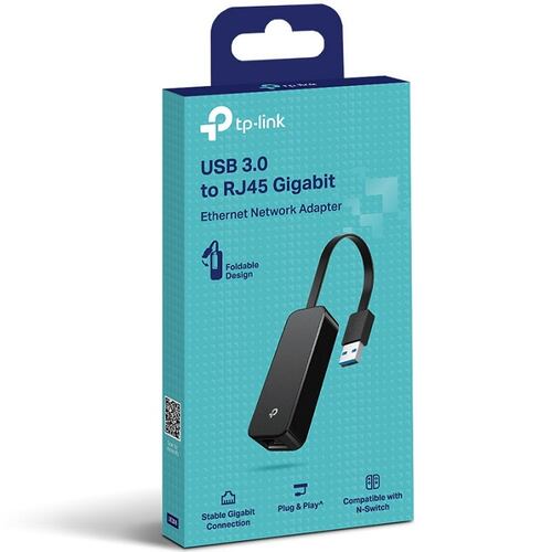 Convertidor Adaptador De Red Tp-Link UE306 USB 3.0 a Ethernet Gigabit