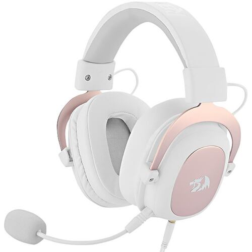 Diadema Redragon Zeus 2 Blanco H510W Microfono Gaming Headset USB 7.1 y 3.5mm