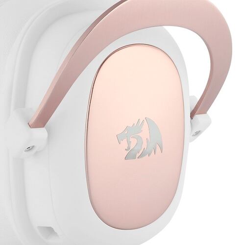 Diadema Redragon Zeus 2 Blanco H510W Microfono Gaming Headset USB 7.1 y 3.5mm