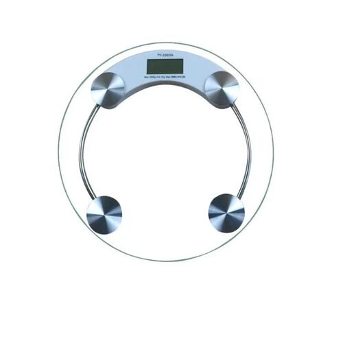 Bascula Digital Vidrio Templado Redonda Cristal 