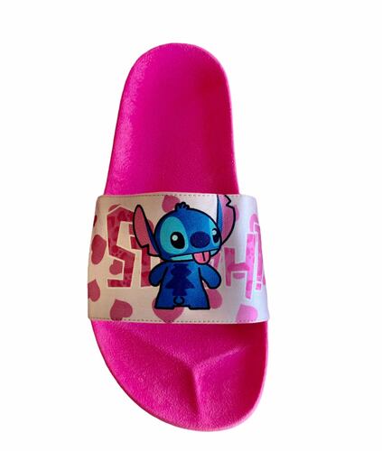 SANDALIAS CASUALES TIPO SLIDE UNISEX DISEÑO PERSONAJES STITCH.