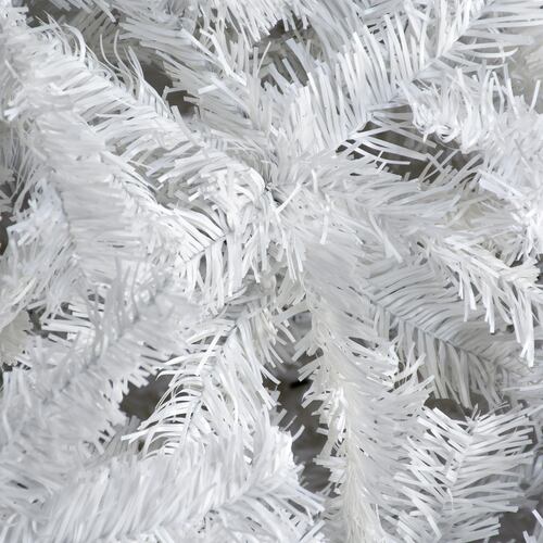 Arbol De Navidad Blanco 1.60 m Artificial Frondoso Aspecto Natural Pino Acabado Escarchado