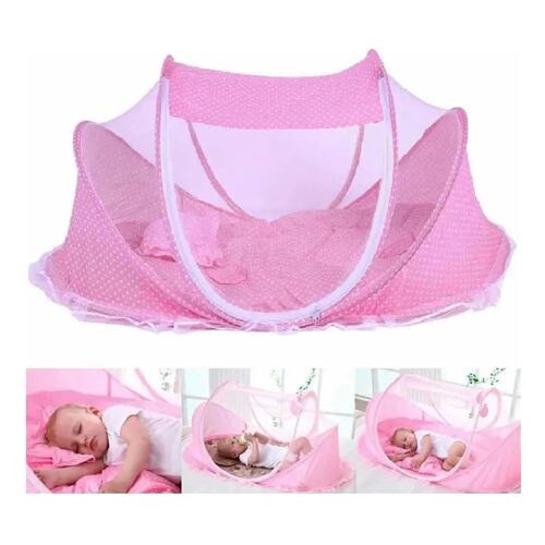 Cuna Moisés Plegable Portátil Mosquitero Bebe Colchon Incluido
