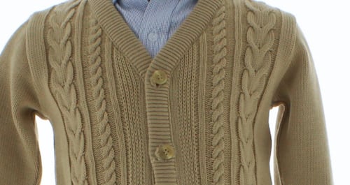 Sueter Niño Tejido Beige 2380 1 a 10 Años.
