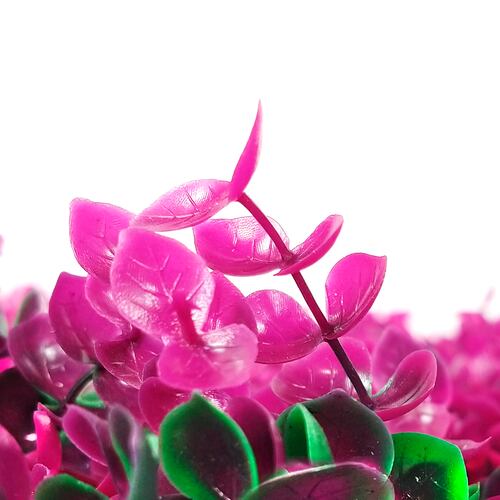 Muro Verde 25 Piezas Follaje Artificial Pared Decorativo 60x40 Pasto Rosa