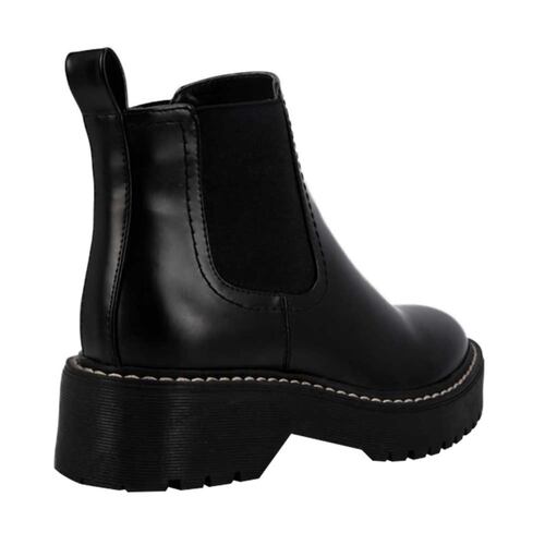 Moto bota Goodyear para mujer, color negro, con suela antiderrapante, mod. 877190