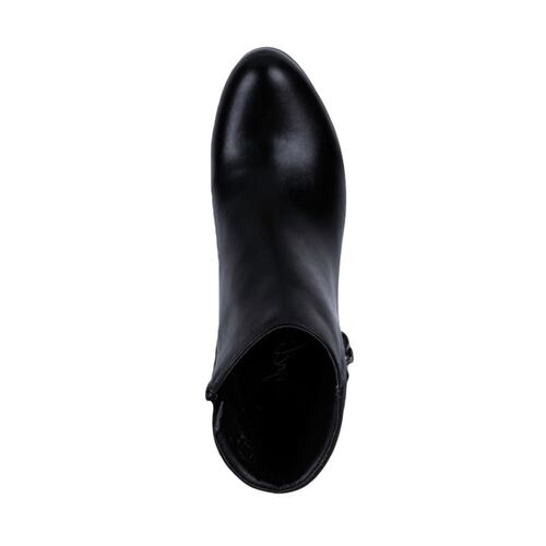 Botas cortas de vestir para mujer marca Yaeli, con tacón alto, negras, mod. 977426