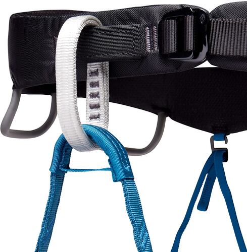 Arnés de escalada Black Diamond Momentum - Kingfisher para hombre-M.
