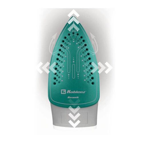 Plancha Koblenz ULTRA KERAMIK color aqua PKK-380 SA