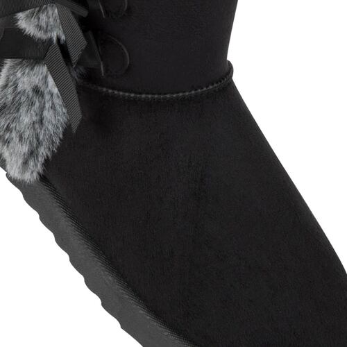 Botas tipo Ugg para mujer, marca PBPS color negro, mod. 993523