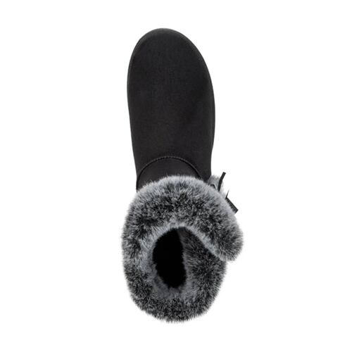 Botas tipo Ugg para mujer, marca PBPS color negro, mod. 993523