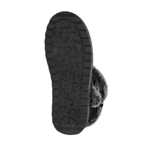 Botas tipo Ugg para mujer, marca PBPS color negro, mod. 993523