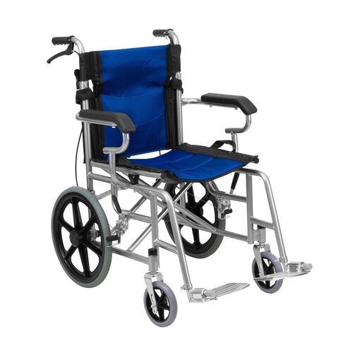 Silla De Ruedas Uso Rudo de Translado Todo Terreno Plegable
