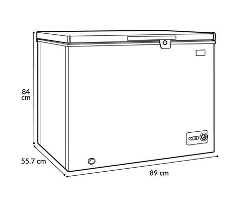 Congelador Horizontal Hisense FC70D6BWX 7 Pies Blanco ORTY34**