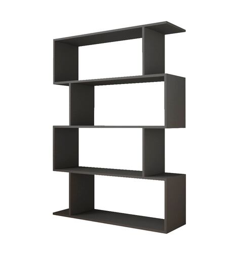 Librero Minimalista Gris Oxford